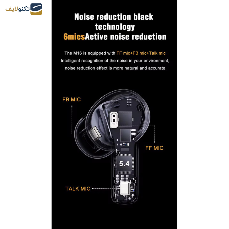 هدفون بلوتوثی بنیوس مدل M16 Hybird - 